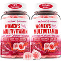 Methylated Multivitamin for Women Gummies, Calcium, D3 K2, Methylfolate & B12, Inositol, Daily Vitamin A C E, B Complex, Biotin, Zinc, Iron -Energy, Immune, Bone, Skin, Hair, Sugar Free, 60Cts