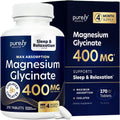 Magnesium Glycinate 400mg, 4+ Month Supply, Sleep, Relax & Muscle Support | High Absorption Magnesium Supplement for Women & Men, Gentle on Digestion, Vegan, Non-GMO, Gluten-Free, 270 Tablets