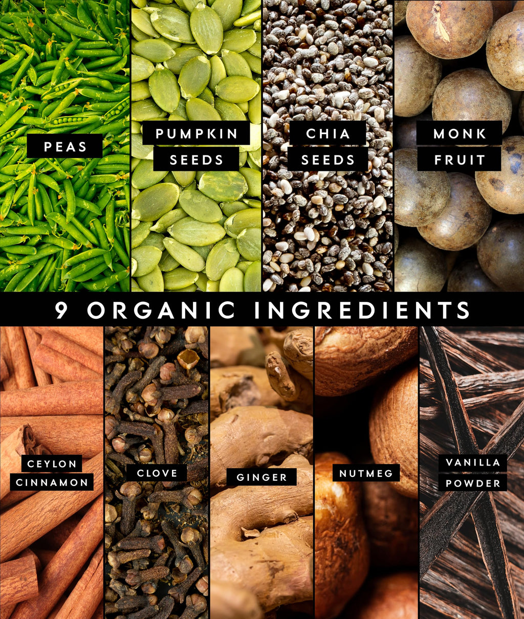 Truvani Organic Plant Based Protein Powder | Vanilla Chai | 10 Servings | Vegan | 20g Pea Protein | Keto | Gluten & Dairy Free | Low Carb | No Added Sugar