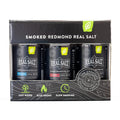 Smoked Redmond Real Salt – Natural Unrefined Gluten Free, Gift Set