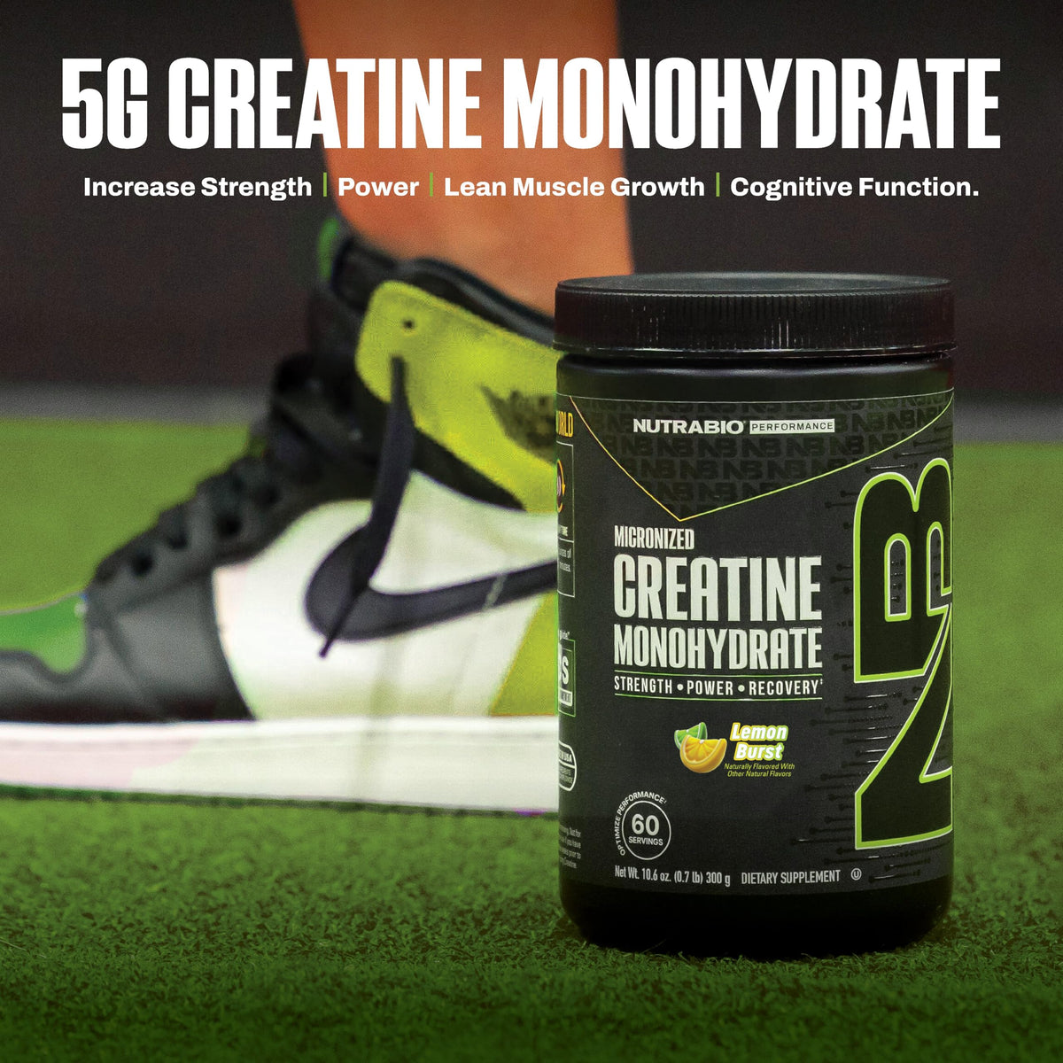 NutraBio Pure Micronized Creatine Monohydrate Powder Supplement, Unflavored, (300 g) - Supports Bulk Muscle Energy, Recovery, and Strength - HPLC Tested Creatine Powder Supplement for Men and Women