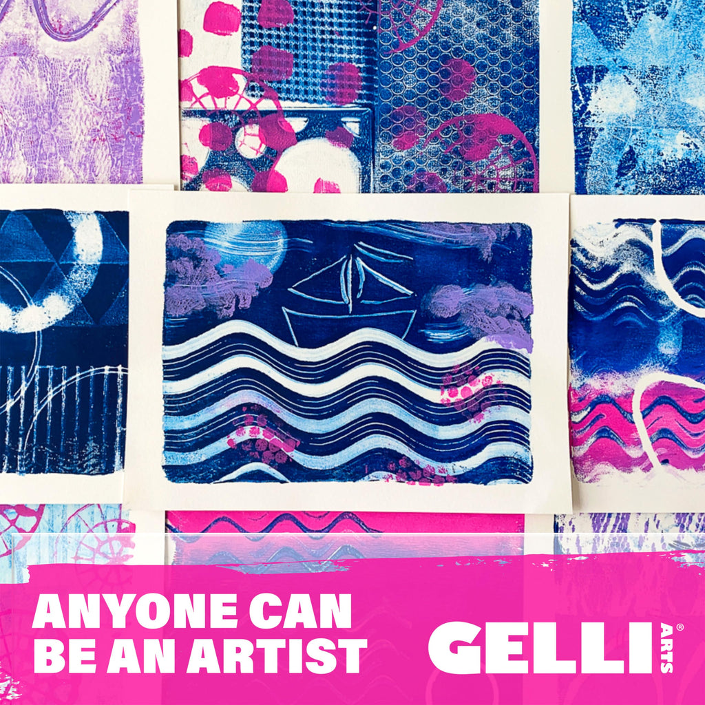 Gelli Arts Gel Printing Plate - 8" X 10" Gel Plate, Reusable Gel Printing Plate, Printmaking Gelli Plate for Art, Clear Gel Monoprinting Plate, Gel Plate Printing for Arts and Crafts