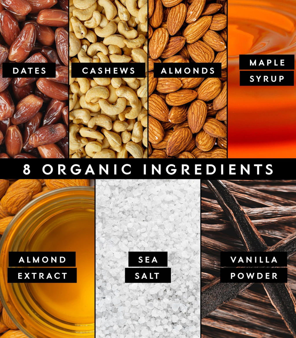 Truvani Plant Based Snack Bars | Variety | 12 Pack | Vegan | 5-8g Protein | USDA Organic and Vegan | Dairy, Soy, and Gluten Free | Individually Wrapped