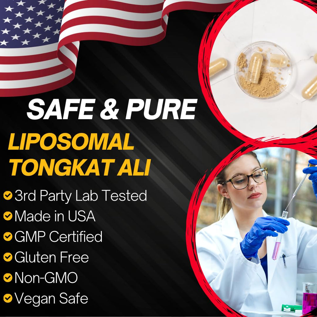 Advanced Bionetix Liposomal Longjack Tongkat Ali Extract Capsules | Powerful Pure Extract | Strength, Drive, Performance & Muscle Mass - PrimeBioHealth - canada supplements