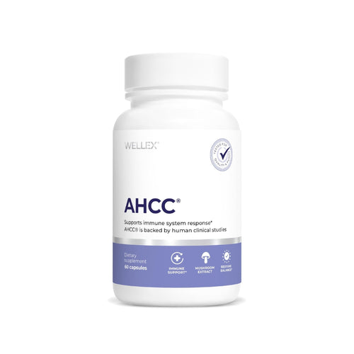 AHCC Supplement - Maximum Strength - Natural Immune Support Extract - Maintains Natural Killer Cell Activity - 20+ Human Research Studies - 60 Veggie Capsules (1 Pack) - PrimeBioHealth - canada supplements