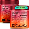 Cata-Kor Hair Skin and Nails Vitamins for Women – Biotin Collagen Hair Supplement | Hyaluronic Acid | Calcium AKG | MSM | Vitamin D3 K2 & C – Hair Growth Vitamins – 30 Day Supply (1 Pack) - PrimeBioHealth - canada supplements