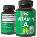 Certified Organic Vitamin A 5000 IU Supplement Capsules - High Potency Vitamins - for Adults, Men, Women, Kids - Made with Carrot Juice - Great for Immune, Skin, Eye Support - Non GMO, Vegan Pills - PrimeBioHealth - canada supplements