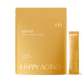 Happy Aging Electrolytes Powder Packets for Women - Sugar Free Hydration & Gut Health with Hyaluronic Acid & Bacillus Subtilis DE111 Probiotics - Dual Prebiotic System for Skin Beauty - PrimeBioHealth - canada supplements