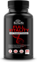 HerbaMe HGH Support Supplement for Men & Women, 90 Capsules – Naturally Supports Human Growth Hormone, Amino Acid Complex with Arginine & Colostrum – Supports Nighttime Recovery, Energy & Performance - PrimeBioHealth - canada supplements