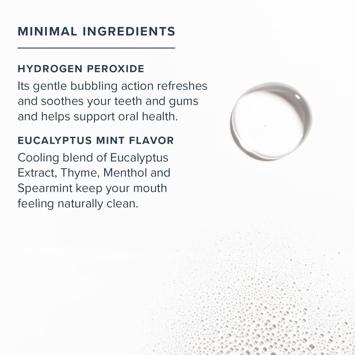 Heritage Store Hydrogen Peroxide Mouthwash - Daily Oral Care - Eucalyptus and Fresh Mint Mouth Wash - Gentle Bubbling Action for Clean, Healthy Gums and a Fresh Mouth, Sweetened with Xylitol, 16oz - PrimeBioHealth - canada supplements