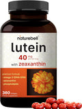 Lutein 40mg + Zeaxanthin 1,600mcg, 360 Softgels | 4-in-1 Formula with Astaxanthin, Omega-3 & Phospholipids | Marigold Flower Extract | Supports Eye, Brain & Vision Health | Non-GMO, Gluten Free - PrimeBioHealth - canada supplements