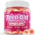 Methylated Multivitamin Gummies for Teen Girls 12-17, Methylfolate, Iron, Collagen, D3 K2, Magnesium, Zinc, Daily Vitamins A C E, B Complex for Teenager Growth, Skin, Bone, Energy - Sugar Free, 60 Cts - PrimeBioHealth - canada supplements