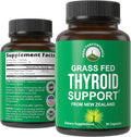 Raw Desiccated Thyroid Supplement. Grass Fed New Zealand Beef Neck & Thyroid Gland Capsules for Women and Men. Ancestral Living Ethically Sourced Bovine Supplements for Energy and Metabolism Support - PrimeBioHealth - canada supplements