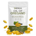 Resilia Softgels with Black Seed Oil – Premium Grade Oregano Oil Capsules for Immune & Digestive Support – Non-GMO, Gluten-Free Softgels – Natural Herbal Wellness Supplement (60 Count) - PrimeBioHealth - canada supplements