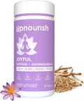 UpNourish Organic Ashwagandha Saffron Supplements with Probiotics - Stress Relief, Mood Enhancer, Calm Happy Pills Support Fatigue Focus Clarity with L-Theanine, Rhodiola, 30 Vegan Capsules - PrimeBioHealth - canada supplements