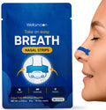 Wellamoon Nose Strips for Breathing (30 Ct) - Breathe Easy & Right Nasal Strips for Snoring & Sleeping - Oil & Sweat Proof Adhesive Snoring Solution- Improves Oxygen Intake, Sleep & Reduces Snoring - PrimeBioHealth - canada supplements