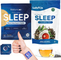 Wellamoon Sleep Patches & Lulutox Sleep Tea Bundle (28 Patches & 28 Servings) - PrimeBioHealth - canada supplements