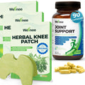 Wellnee Knee & Joint Wellness Bundle – Herbal Patches (30 pcs) & Support Capsules (90 servings) - PrimeBioHealth - canada supplements